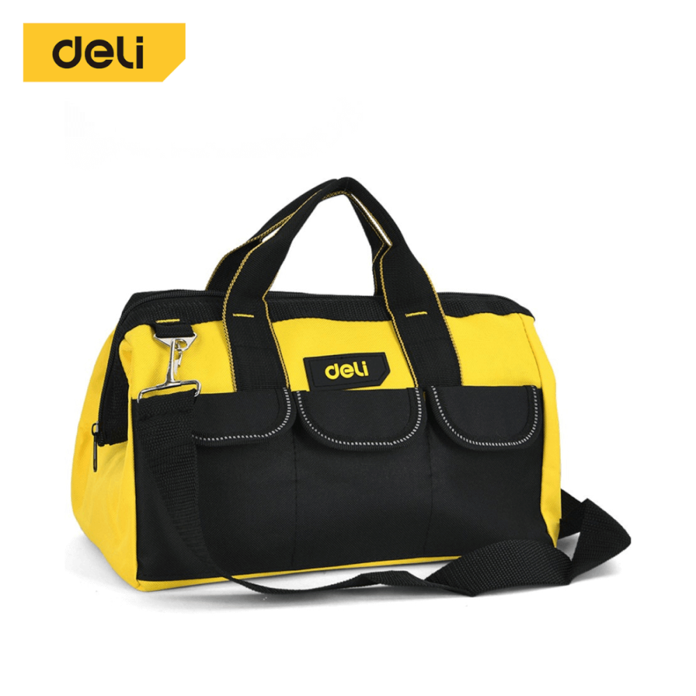 กระเป๋าเครื่องมือช่าง DELI EDL430013-YL-01 สีเหลือง-ดำ_0